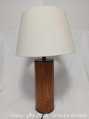MaxSold Auction: Vintage MCM Rosewood Cylinder Table Lamp  - Toronto (Ontario, Canada) PARTNER MANAGED Reseller Online Auction - Queen Street West