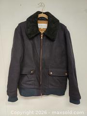 MaxSold Auction: Vintage Private White VC  Shearling Collar Wool Bomber Flight Jacket - Toronto (Ontario, Canada) PARTNER MANAGED Reseller Online Auction - Queen Street West