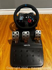 MaxSold Auction: Logitech G29 Driving Force Racing Wheel and Pedal Set - Waterloo (Ontario, Canada) SELLER MANAGED Downsizing Online Auction - Hiawatha Drive