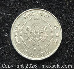 MaxSold Auction: Coin from Singapore (1989) - Toronto (Ontario, Canada) SELLER MANAGED Estate Sale Online Auction - Spenvalley Drive