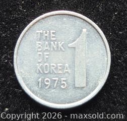 MaxSold Auction: Coin from South Korea (1975) - Toronto (Ontario, Canada) SELLER MANAGED Estate Sale Online Auction - Spenvalley Drive