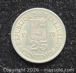 MaxSold Auction: Coin from Venezuela (1978) - Toronto (Ontario, Canada) SELLER MANAGED Estate Sale Online Auction - Spenvalley Drive