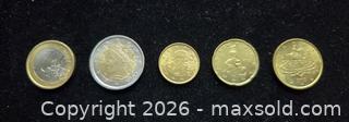 MaxSold Auction: Collection of Five (5) Euro Coins (2002) - Toronto (Ontario, Canada) SELLER MANAGED Estate Sale Online Auction - Spenvalley Drive