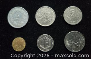 MaxSold Auction: Collection of Six (6) Coins from France - Toronto (Ontario, Canada) SELLER MANAGED Estate Sale Online Auction - Spenvalley Drive
