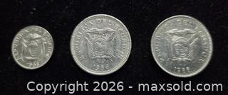 MaxSold Auction: Collection of Three (3) Coins from Ecuador - Toronto (Ontario, Canada) SELLER MANAGED Estate Sale Online Auction - Spenvalley Drive