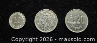 MaxSold Auction: Collection of Three (3) Coins from Ecuador - Toronto (Ontario, Canada) SELLER MANAGED Estate Sale Online Auction - Spenvalley Drive
