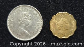 MaxSold Auction: Two Coins from Hong Kong - Toronto (Ontario, Canada) SELLER MANAGED Estate Sale Online Auction - Spenvalley Drive