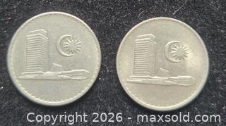 MaxSold Auction: Two Coins from Malaysia - Toronto (Ontario, Canada) SELLER MANAGED Estate Sale Online Auction - Spenvalley Drive