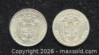 MaxSold Auction: Two Coins from Panama - Toronto (Ontario, Canada) SELLER MANAGED Estate Sale Online Auction - Spenvalley Drive