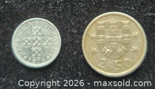 MaxSold Auction: Two Coins from Portugal - Toronto (Ontario, Canada) SELLER MANAGED Estate Sale Online Auction - Spenvalley Drive