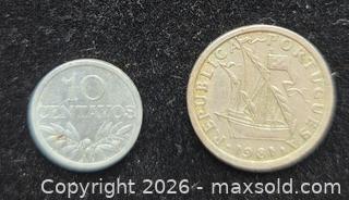 MaxSold Auction: Two Coins from Portugal - Toronto (Ontario, Canada) SELLER MANAGED Estate Sale Online Auction - Spenvalley Drive