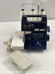 MaxSold Auction: Husqvarna Huskylock 435 Serger Sewing Machine  - Campbell (California, USA) PARTNER MANAGED Estate Sale Online Auction -  Dell Avenue