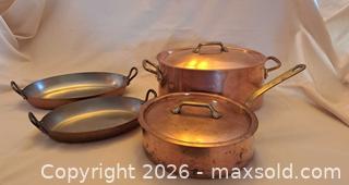 MaxSold Auction: Mauviel Copper & Brass Cookware - Saanich (British Columbia, Canada) SELLER MANAGED Estate Sale Online Auction - Polson Terrace