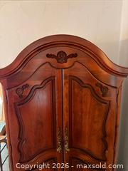 MaxSold Auction: French Provincial Cherry Wood Armoire - Waterloo (Ontario, Canada) PARTNER MANAGED Estate Sale Online Auction - Winchester Drive