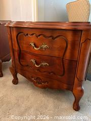 MaxSold Auction: Pair of French Provincial Cherry Nightstands with 2 Drawers - Waterloo (Ontario, Canada) PARTNER MANAGED Estate Sale Online Auction - Winchester Drive