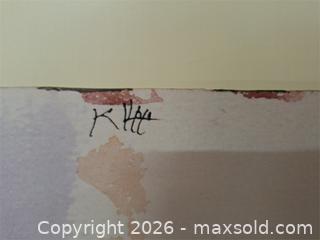 MaxSold Auction: Large Framed Print - Newburgh (Ontario, Canada) SELLER MANAGED Charity/Fundraising Online Auction - Academy Street