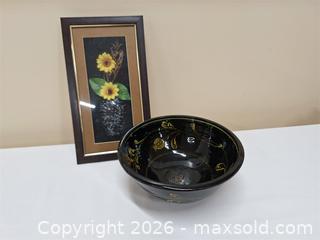 MaxSold Auction: Large Signed Pottery Bowl and Artwork - Newburgh (Ontario, Canada) SELLER MANAGED Charity/Fundraising Online Auction - Academy Street