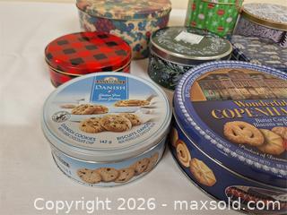 MaxSold Auction: Metal Tins - Newburgh (Ontario, Canada) SELLER MANAGED Charity/Fundraising Online Auction - Academy Street
