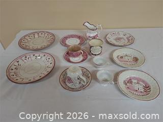 MaxSold Auction: Pink Lustre Ware - Newburgh (Ontario, Canada) SELLER MANAGED Charity/Fundraising Online Auction - Academy Street