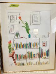 MaxSold Auction: Drawing by J. Jarvis -signed - Toronto (Ontario, Canada) PARTNER MANAGED Estate Sale Online Auction - Hi Mount Drive