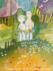 MaxSold Auction: "Forest Figures" by Ruth Zarfati-Sternschuss, dated 1972 - Toronto (Ontario, Canada) PARTNER MANAGED Estate Sale Online Auction - Hi Mount Drive