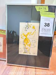 MaxSold Auction: Framed drawing by Toller Cranston - signed - Toronto (Ontario, Canada) PARTNER MANAGED Estate Sale Online Auction - Hi Mount Drive