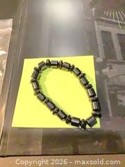 MaxSold Auction: Black Hematite Stretch Bracelet Unisex - Ottawa (Ontario, Canada) SELLER MANAGED Downsizing Online Auction - Oaklawn Crescent