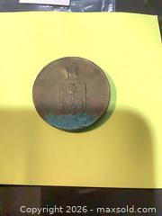 MaxSold Auction: Bronze Heraldic & Botanical Medal ~2 in (50 mm) not sure but Chinese reproduction coin  - Ottawa (Ontario, Canada) SELLER MANAGED Downsizing Online Auction - Oaklawn Crescent