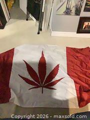 MaxSold Auction: Canadian-Style Novelty Maple Leaf Flag 3 x 5 ft - Ottawa (Ontario, Canada) SELLER MANAGED Downsizing Online Auction - Oaklawn Crescent