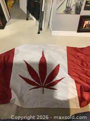 MaxSold Auction: Canadian-Style Novelty Maple Leaf Flag 3 x 5 ft - Ottawa (Ontario, Canada) SELLER MANAGED Downsizing Online Auction - Oaklawn Crescent