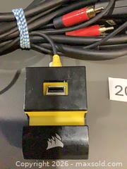 MaxSold Auction: Corsair USB-A to RCA Audio/Video Adapter with USB-A Female - Ottawa (Ontario, Canada) SELLER MANAGED Downsizing Online Auction - Oaklawn Crescent