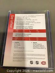 MaxSold Auction: Guy Lafleur Signed Canada Post Stamp Hockey Card - Montreal Canadiens - Ottawa (Ontario, Canada) SELLER MANAGED Downsizing Online Auction - Oaklawn Crescent