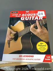 MaxSold Auction: JamPlay Learn to Play Acoustic Guitar 4-Disc Instructional DVD - Ottawa (Ontario, Canada) SELLER MANAGED Downsizing Online Auction - Oaklawn Crescent