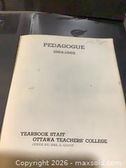 MaxSold Auction: Pedagogue 1964-1965 Yearbook — Ottawa Teachers' College - Ottawa (Ontario, Canada) SELLER MANAGED Downsizing Online Auction - Oaklawn Crescent