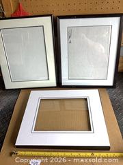 MaxSold Auction: Set of 3 Picture Frames with Attached Mats, 16 x 18 in - Ottawa (Ontario, Canada) SELLER MANAGED Downsizing Online Auction - Oaklawn Crescent