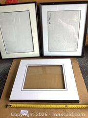 MaxSold Auction: Set of 3 Picture Frames with Attached Mats, 16 x 18 in - Ottawa (Ontario, Canada) SELLER MANAGED Downsizing Online Auction - Oaklawn Crescent