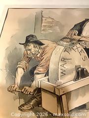MaxSold Auction: Signed 'Taylor' Political Cartoon Lithograph, Matted - Ottawa (Ontario, Canada) SELLER MANAGED Downsizing Online Auction - Oaklawn Crescent