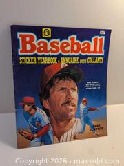 MaxSold Auction: 1987 Pee-Chee Baseball Sticker Yearbook / Album - Victoria (British Columbia, Canada) SELLER MANAGED Reseller Online Auction - Island Highway (STORAGE)
