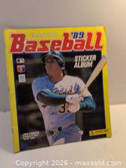 MaxSold Auction: 1989 Panini Baseball Sticker Album - Jose Canseco Cover - Victoria (British Columbia, Canada) SELLER MANAGED Reseller Online Auction - Island Highway (STORAGE)