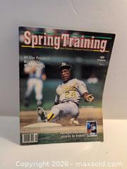 MaxSold Auction: 1991 Spring Training (Grapefruit & Cactus League) Yearbook - Victoria (British Columbia, Canada) SELLER MANAGED Reseller Online Auction - Island Highway (STORAGE)