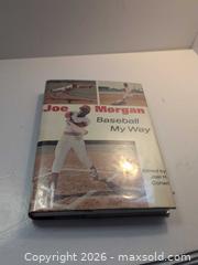 MaxSold Auction: Baseball My Way by Joe Morgan (1976) Hardcover - Victoria (British Columbia, Canada) SELLER MANAGED Reseller Online Auction - Island Highway (STORAGE)