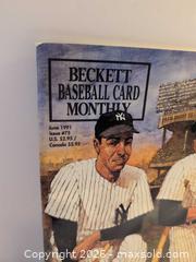 MaxSold Auction: Beckett Baseball Card Monthly June 1991 Issue #75 - Victoria (British Columbia, Canada) SELLER MANAGED Reseller Online Auction - Island Highway (STORAGE)