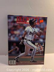MaxSold Auction: Beckett Baseball Card Monthly, Sept 1991 (Issue #78) - Victoria (British Columbia, Canada) SELLER MANAGED Reseller Online Auction - Island Highway (STORAGE)