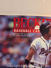 MaxSold Auction: Beckett Baseball Card Monthly, Sept 1991 (Issue #78) - Victoria (British Columbia, Canada) SELLER MANAGED Reseller Online Auction - Island Highway (STORAGE)