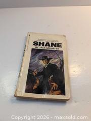 MaxSold Auction: Shane by Jack Schaefer — Paperback, Mass Market - Victoria (British Columbia, Canada) SELLER MANAGED Reseller Online Auction - Island Highway (STORAGE)