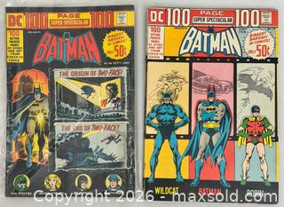 MaxSold Auction: BATMAN DC Comics 1973. Complete annual release - 7 issues including KEY ISSUE #251 (2 copies) PLUS 2-100 Page Super Spectular - Ottawa (Ontario, Canada) PARTNER MANAGED Downsizing Online Auction - Fallowfield Road