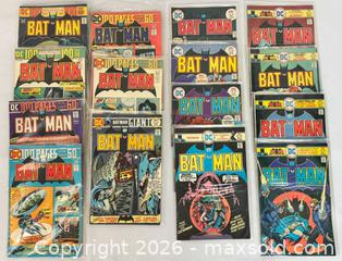 MaxSold Auction: BATMAN DC Comics 1974-1975 — 15 Issues including 100-page Giants / Extra-length issues - Ottawa (Ontario, Canada) PARTNER MANAGED Downsizing Online Auction - Fallowfield Road