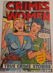 MaxSold Auction: Crimes by Women (Feb 1950) Fox Feature Syndicate - Ottawa (Ontario, Canada) PARTNER MANAGED Downsizing Online Auction - Fallowfield Road