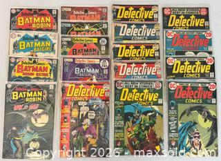 MaxSold Auction: DETECTIVE COMICS - BATMAN Theme 1970-72 - 18 issues including two Key Issues - Ottawa (Ontario, Canada) PARTNER MANAGED Downsizing Online Auction - Fallowfield Road