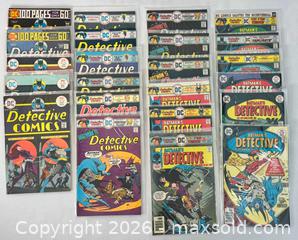 MaxSold Auction: DETECTIVE COMICS - BATMAN Theme 1975-76- 22 issues - 1976 Full Annual Release - Ottawa (Ontario, Canada) PARTNER MANAGED Downsizing Online Auction - Fallowfield Road